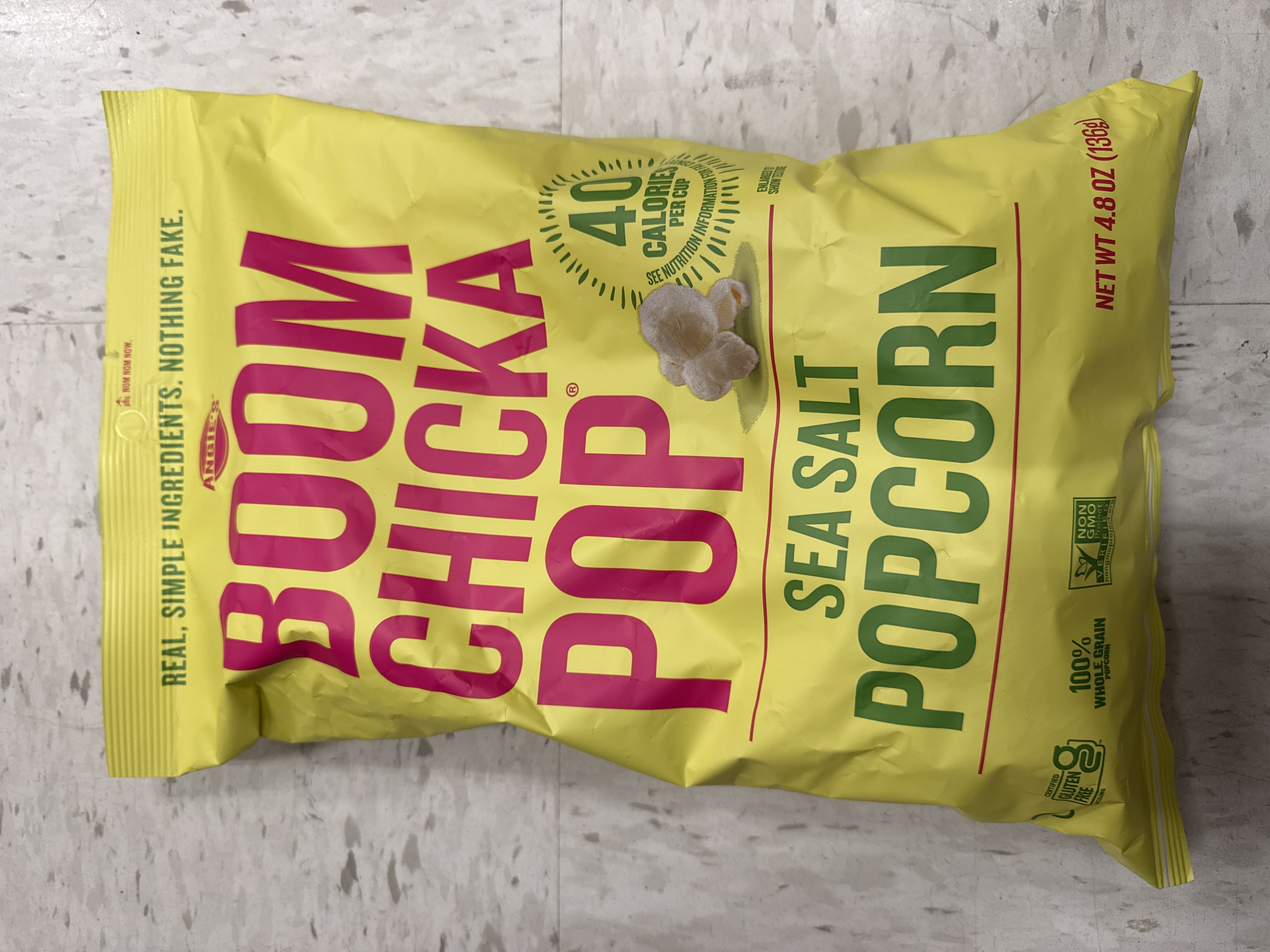 Boom Chuka pop sea salt, popcorn, 4.8 ounces