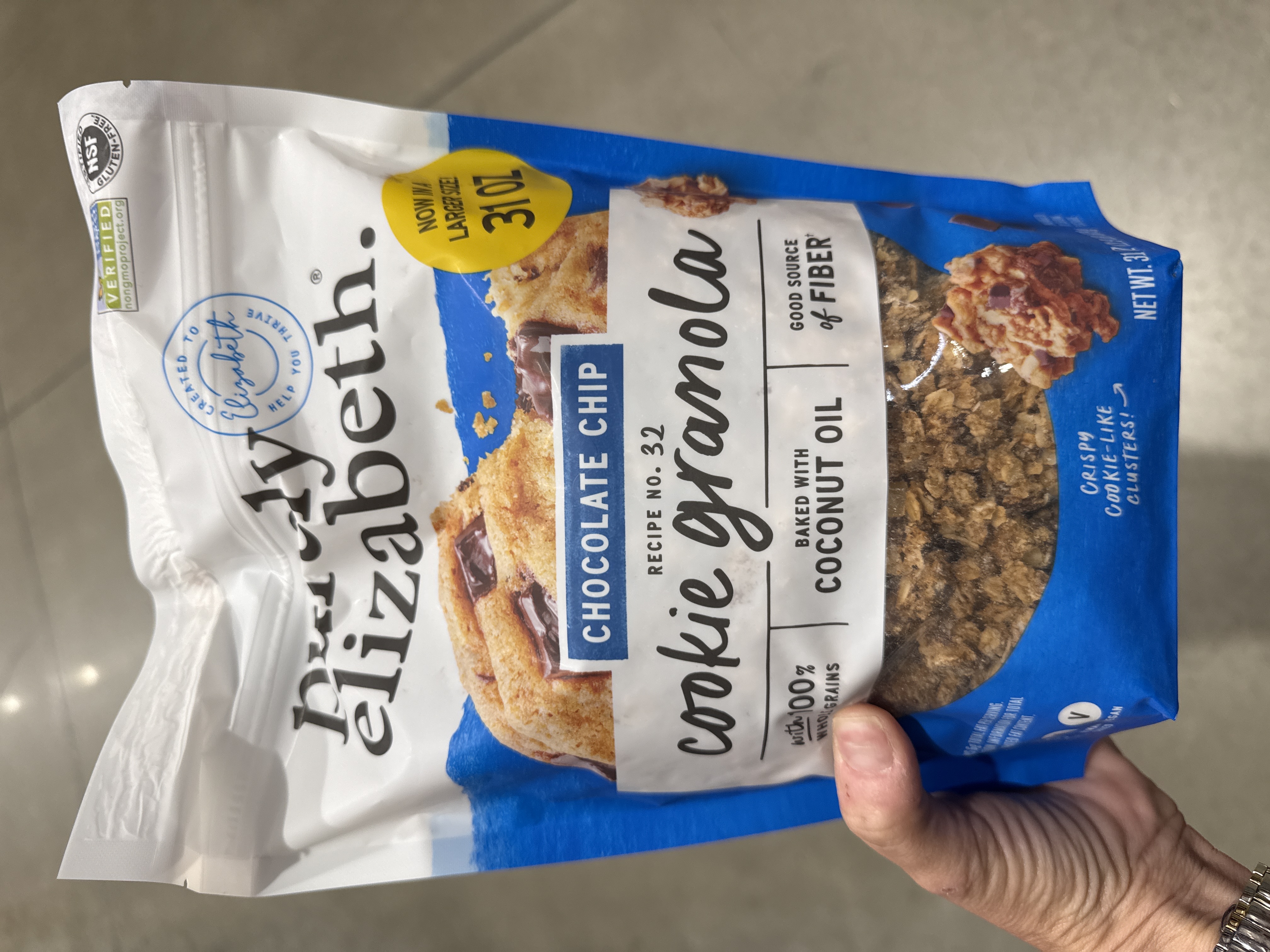 Purely elizabeth chocolate chip granola 31oz