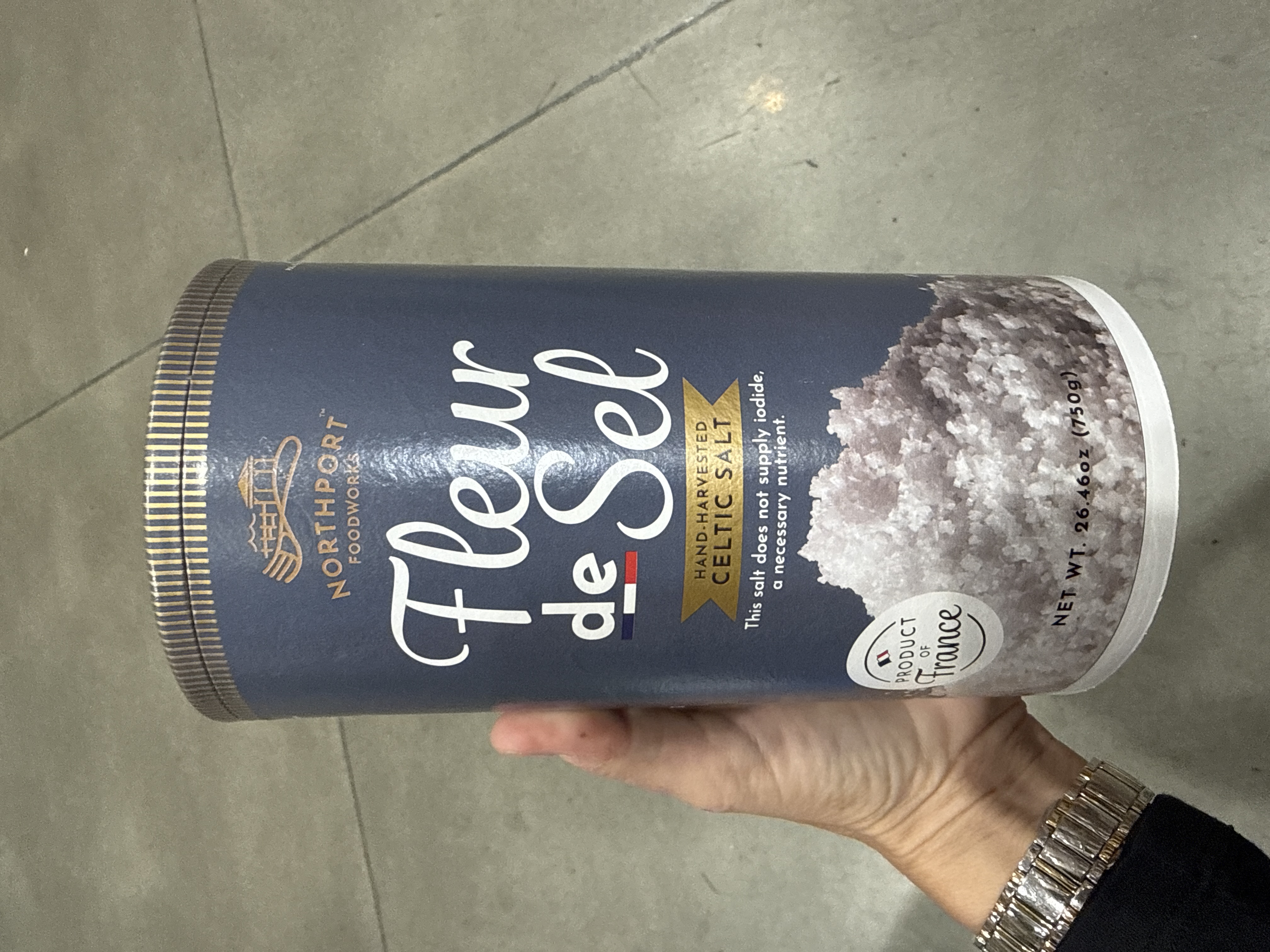 Northport fleur de sel celtic salt 26.46oz