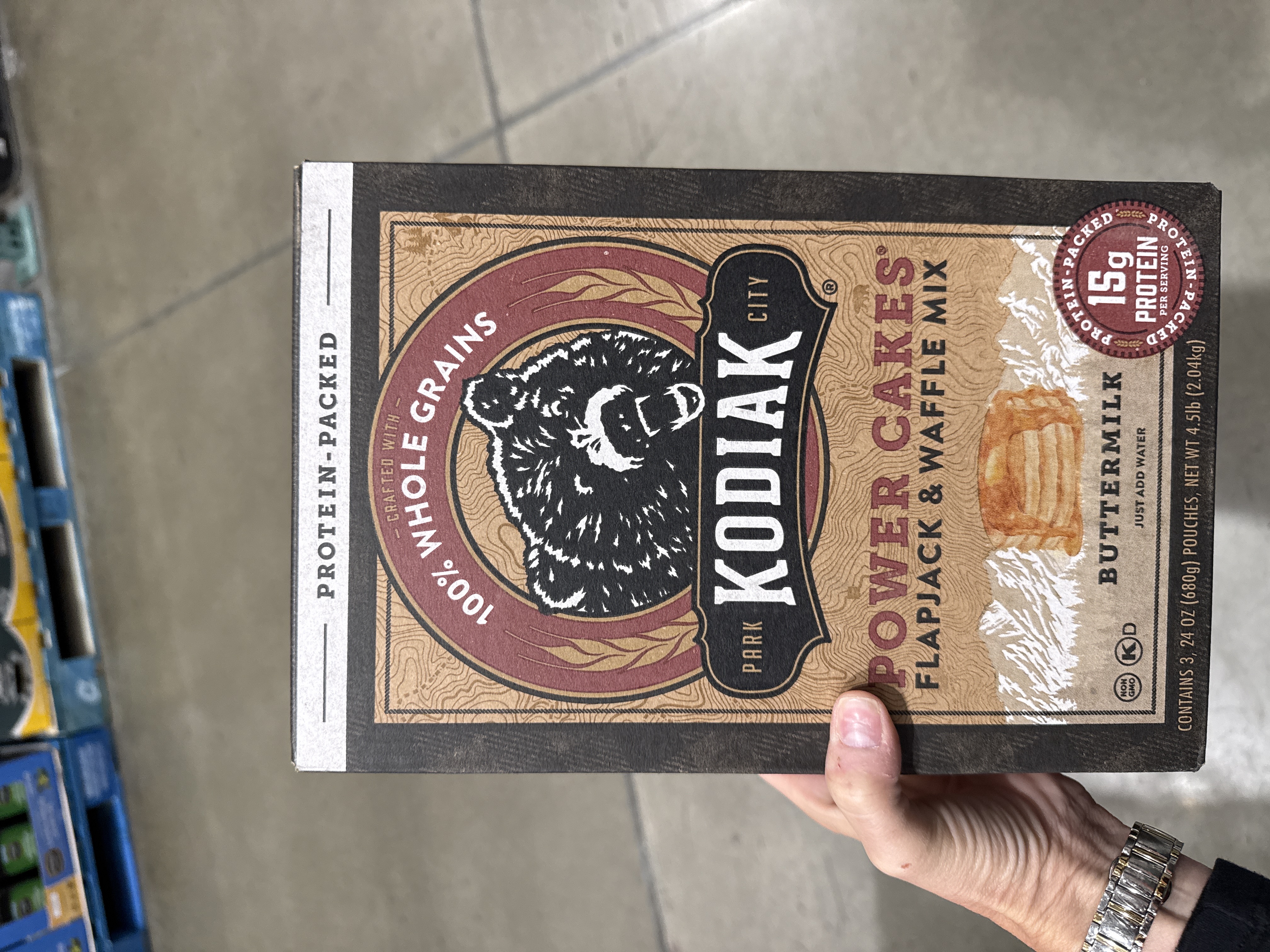 Kodiak power cakes flapjack and waffle mix 4.5lbs