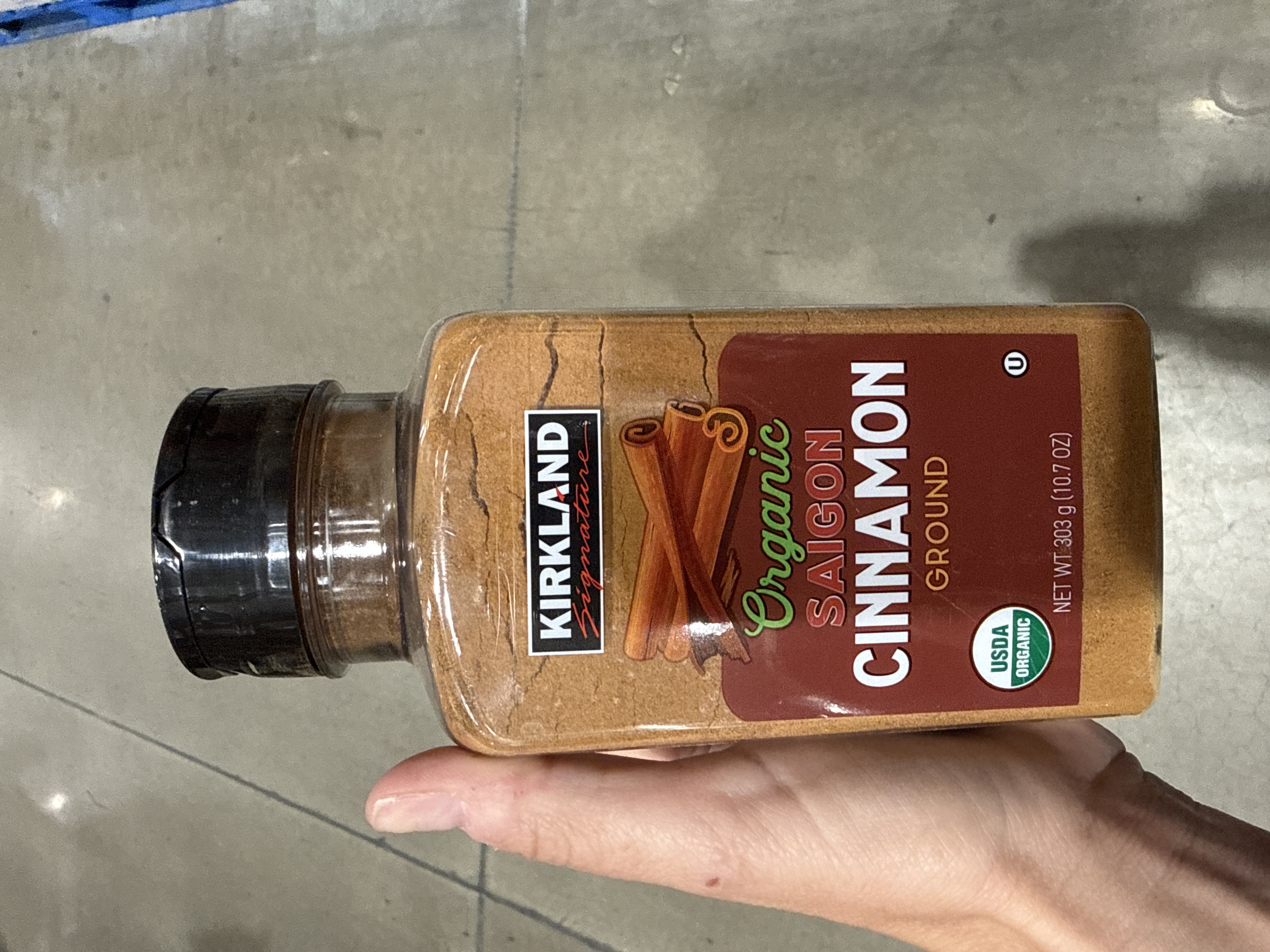 Kirkland signature organic Saigon cinnamon ground 10.7 ounces