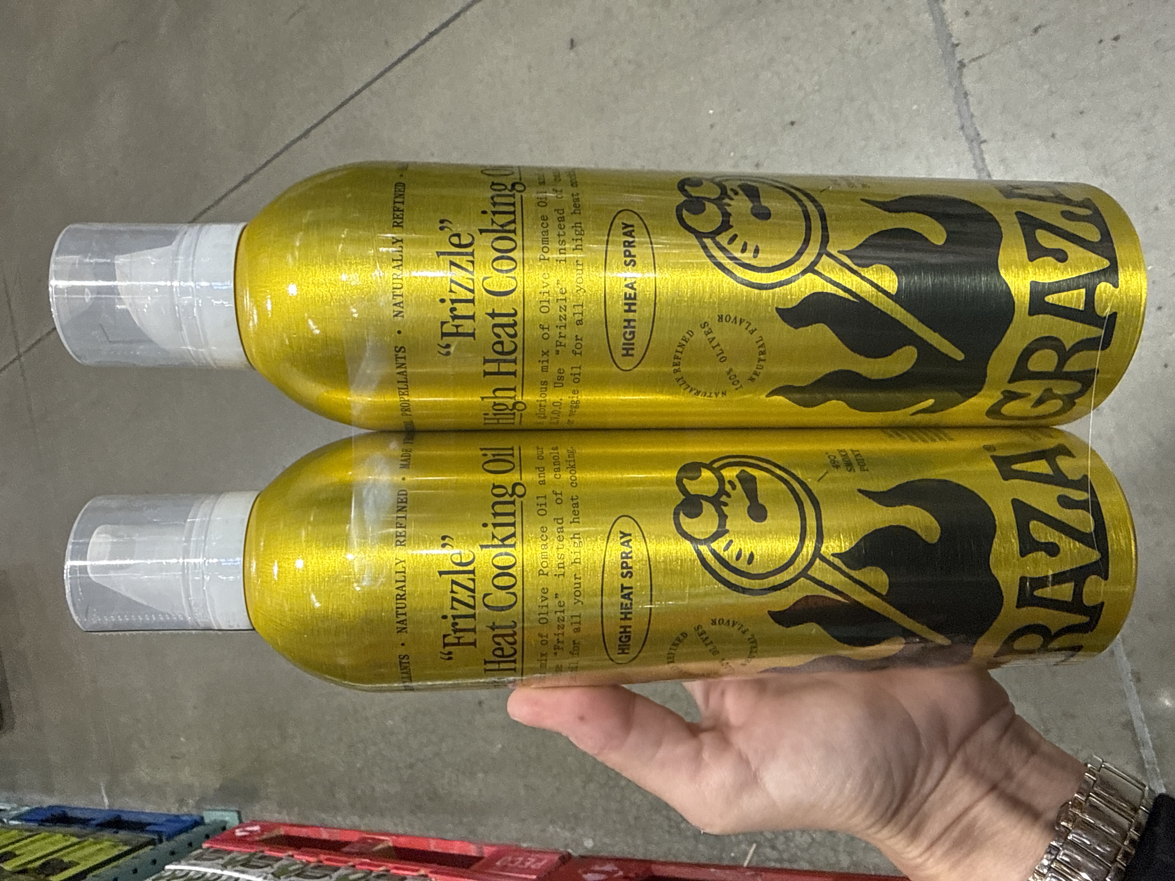 Graza high heat, cooking oil spray 2 pack 13.5oz each