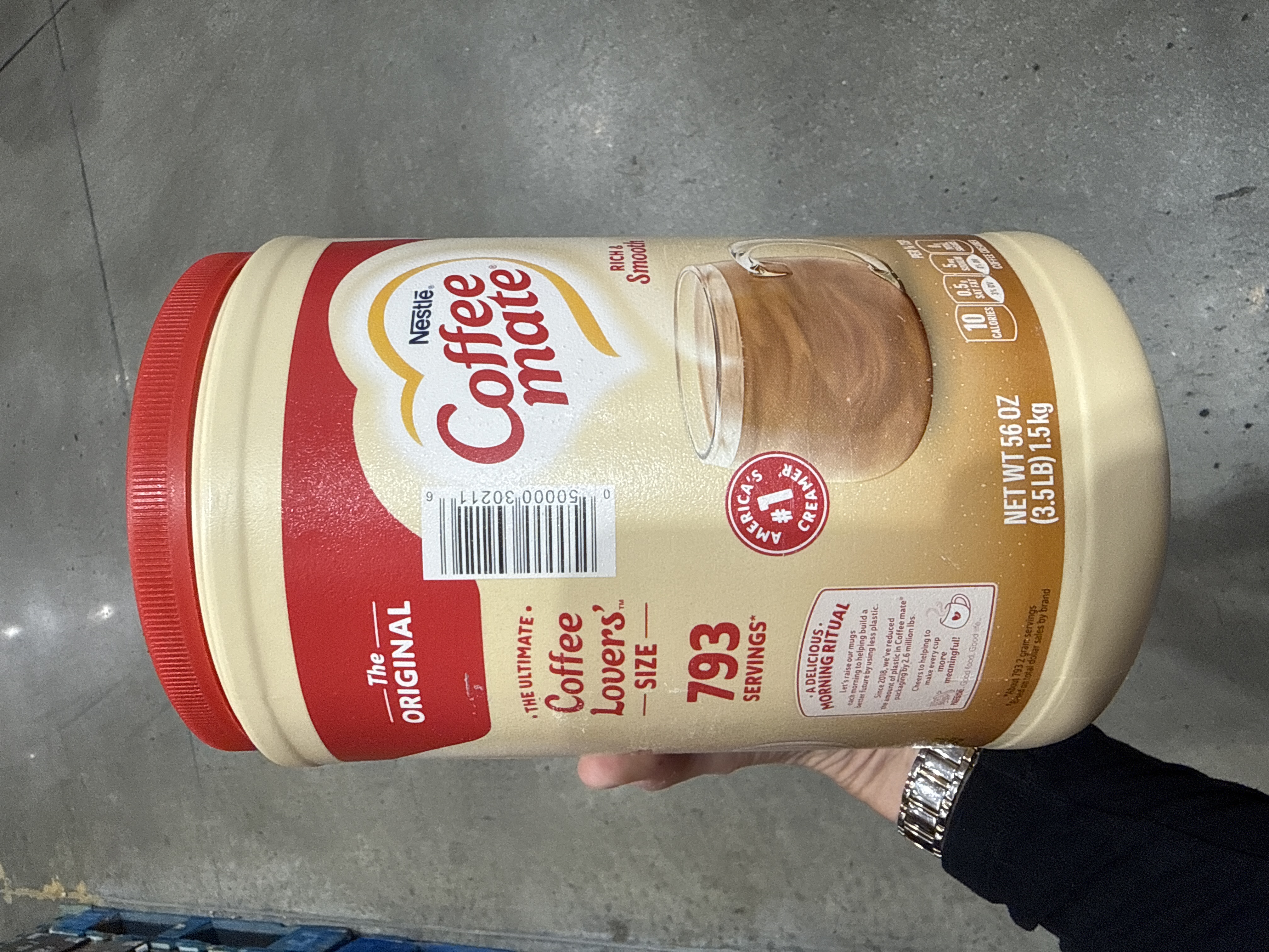 Nestle coffeemate creamer powder 56oz  