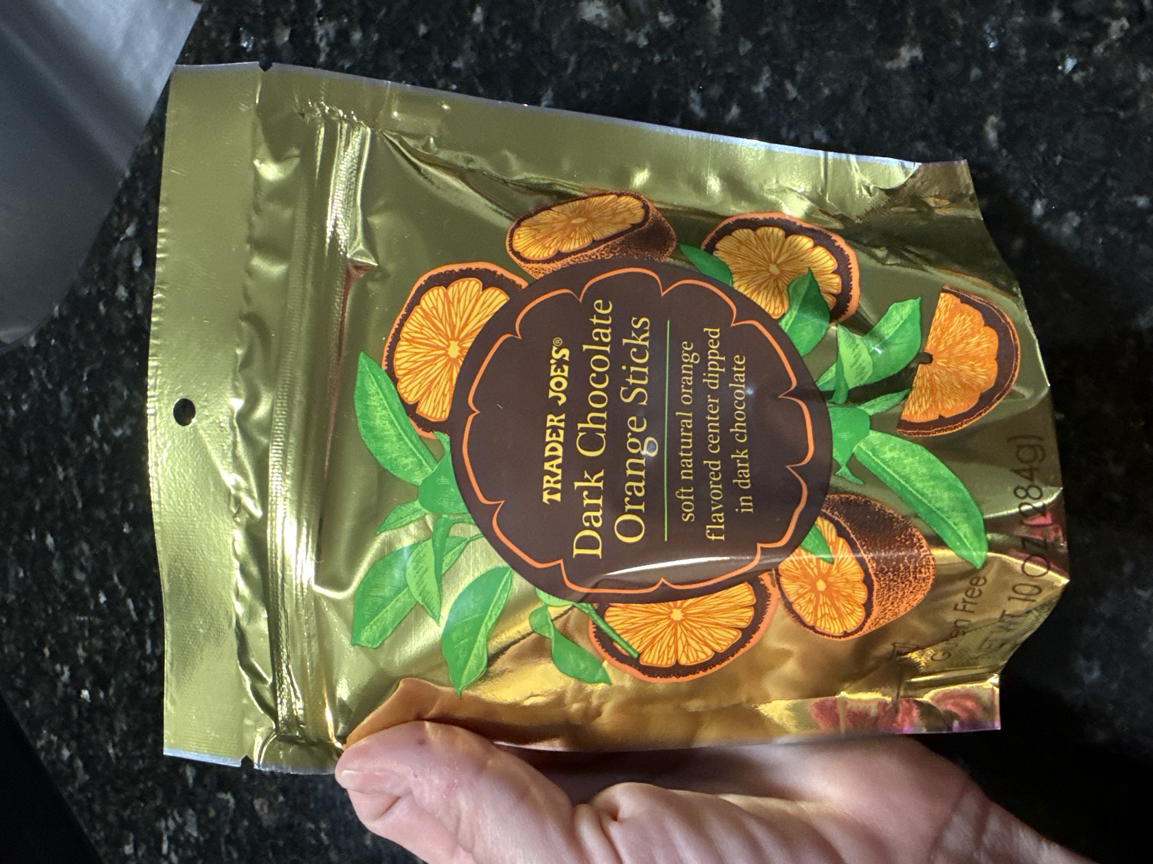Trader joes dark chocolate orange sticks 10oz