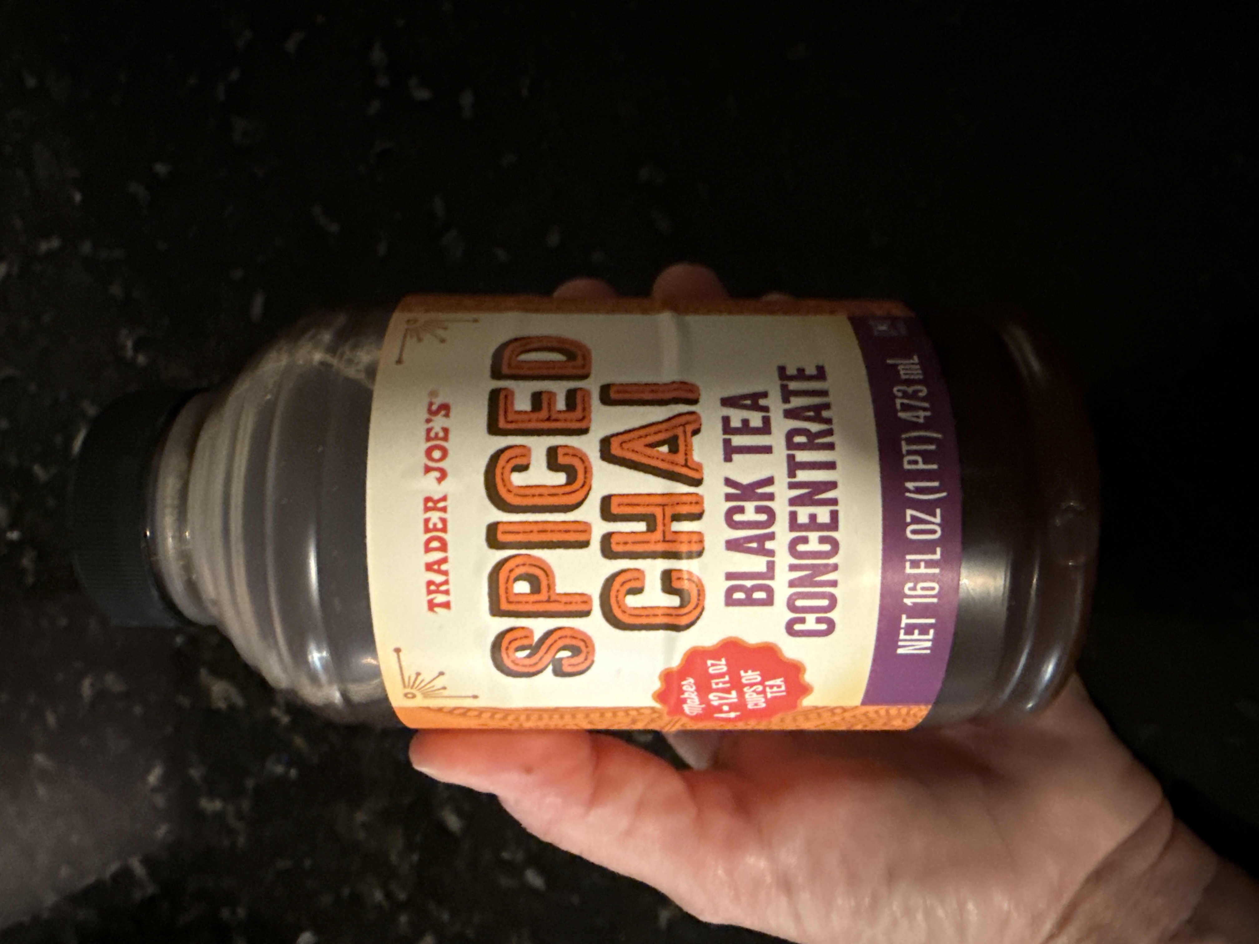 Trader joes spiced chai black tea concentrate 16oz