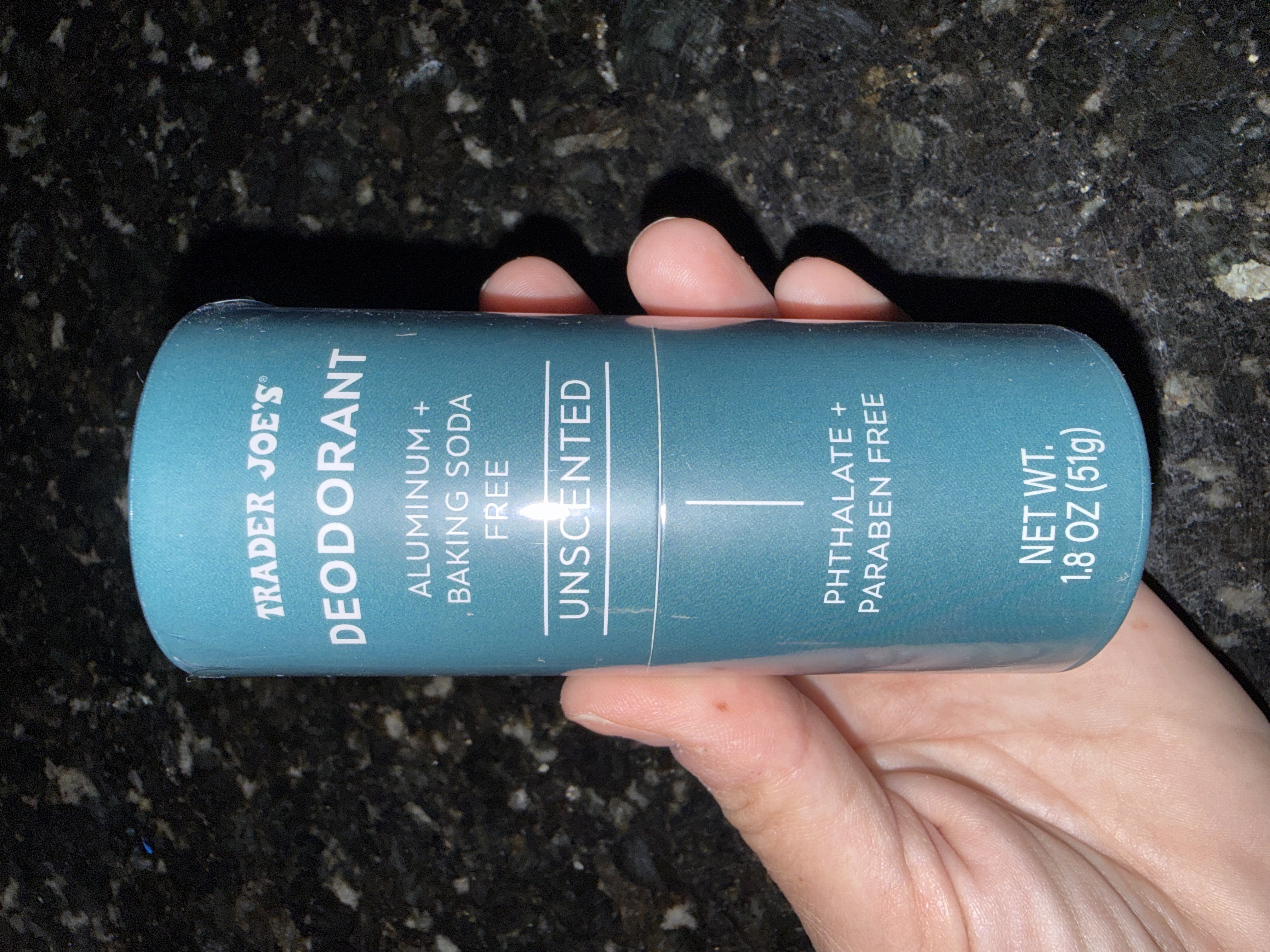 Trader joes deodorant aluminum and baking soda free 1.8oz