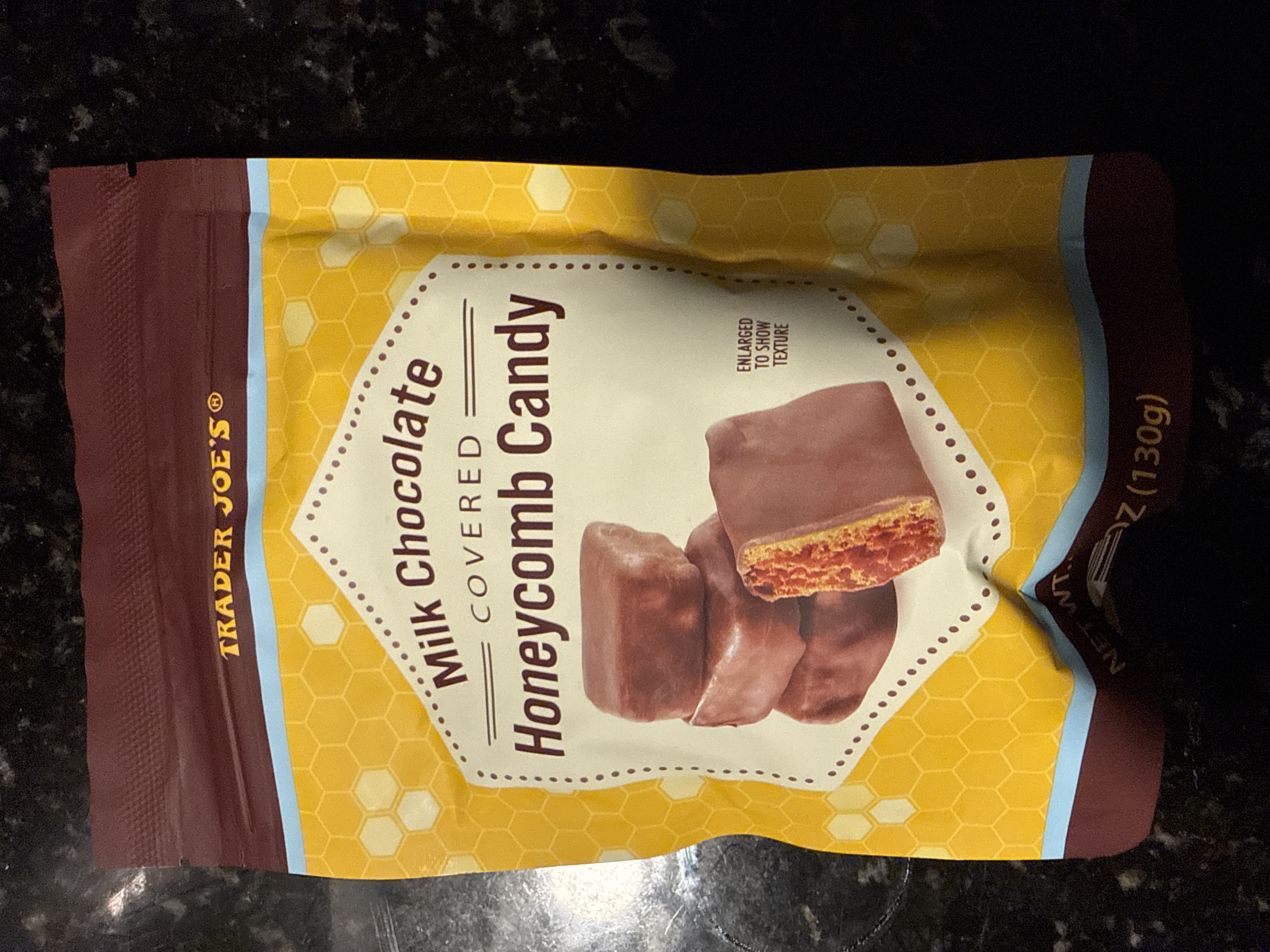 Trader joes milk chocolate covered honeycomb candy 4.6oz