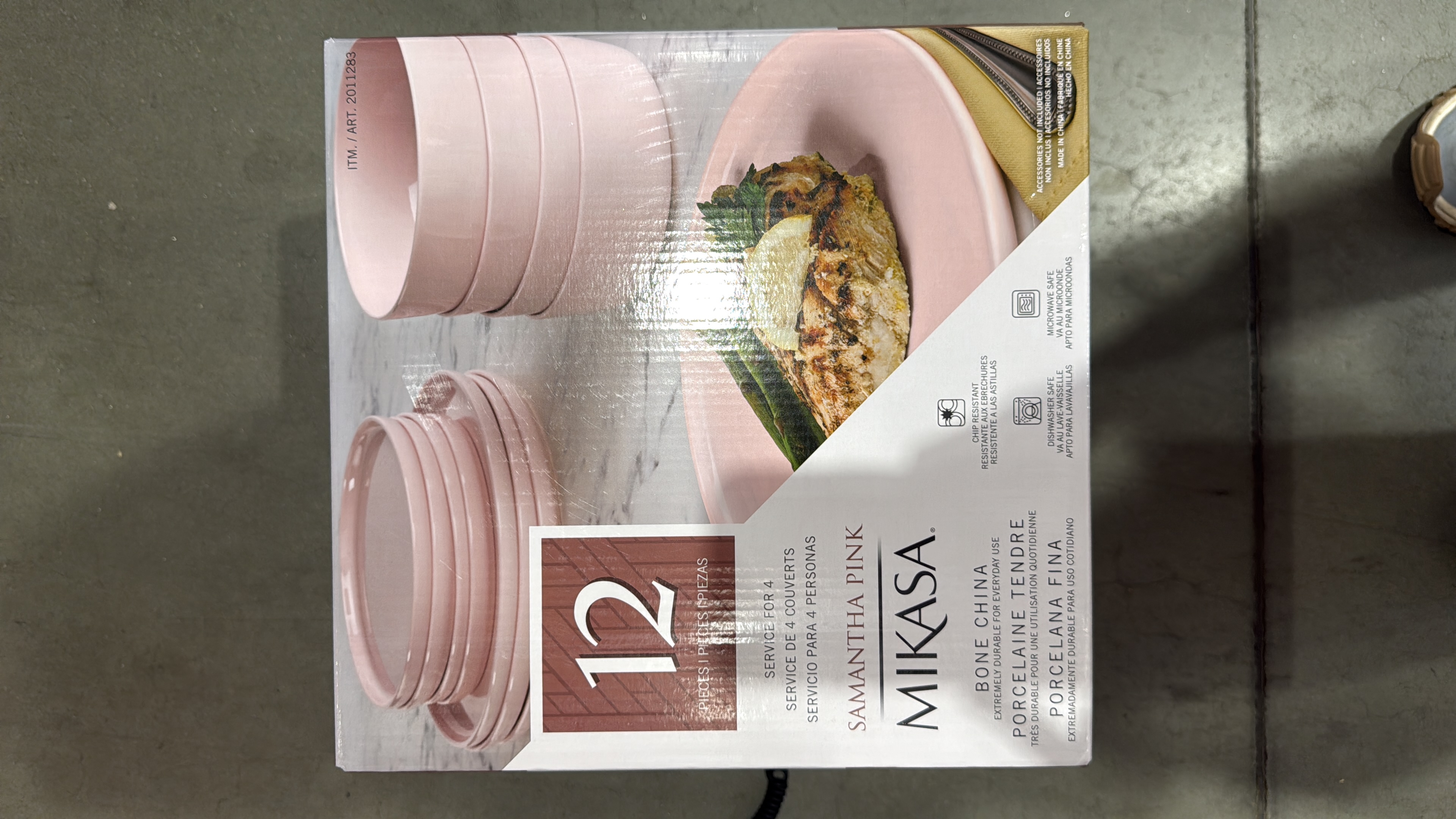 Mikasa porcelain set samantha ponk 2 pieces for 4 servings 