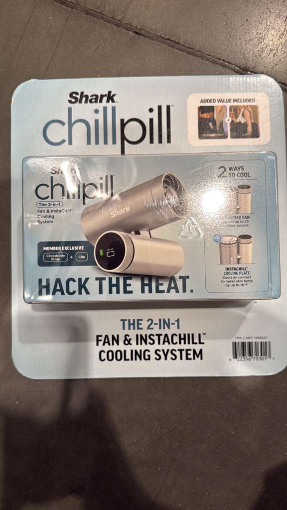 Shark ChillPill 2-in-1 Fan and InstaChill Personal Cooling System