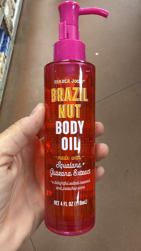 Trader Joes Brazil Nut Body Oil Squalane Guarana Extract 4 fl oz