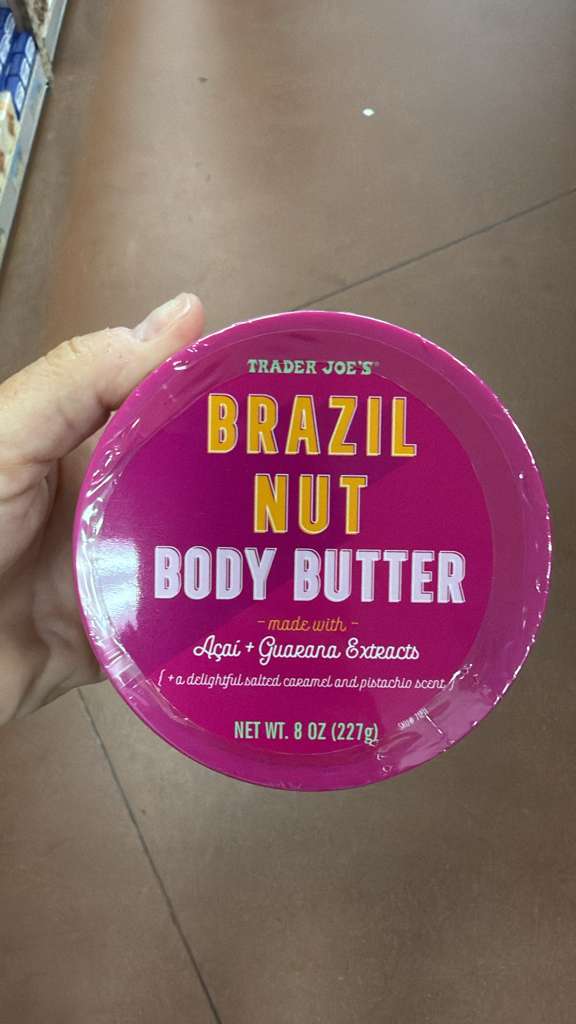 Trader Joes Brazil Nut Body Butter Açai + Guarana Extract