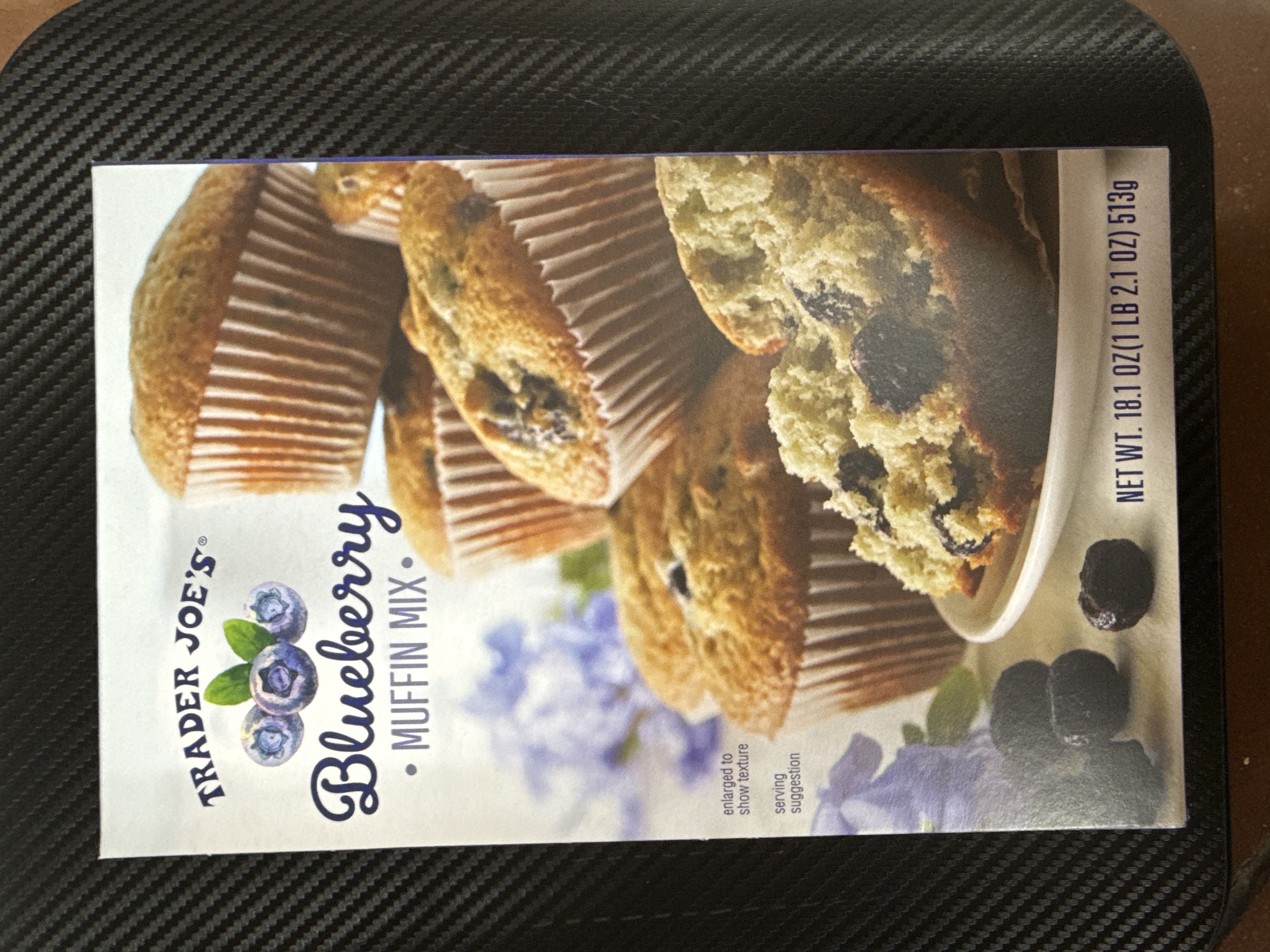 Trader joes blueberry muffin mix 18.1 ounces