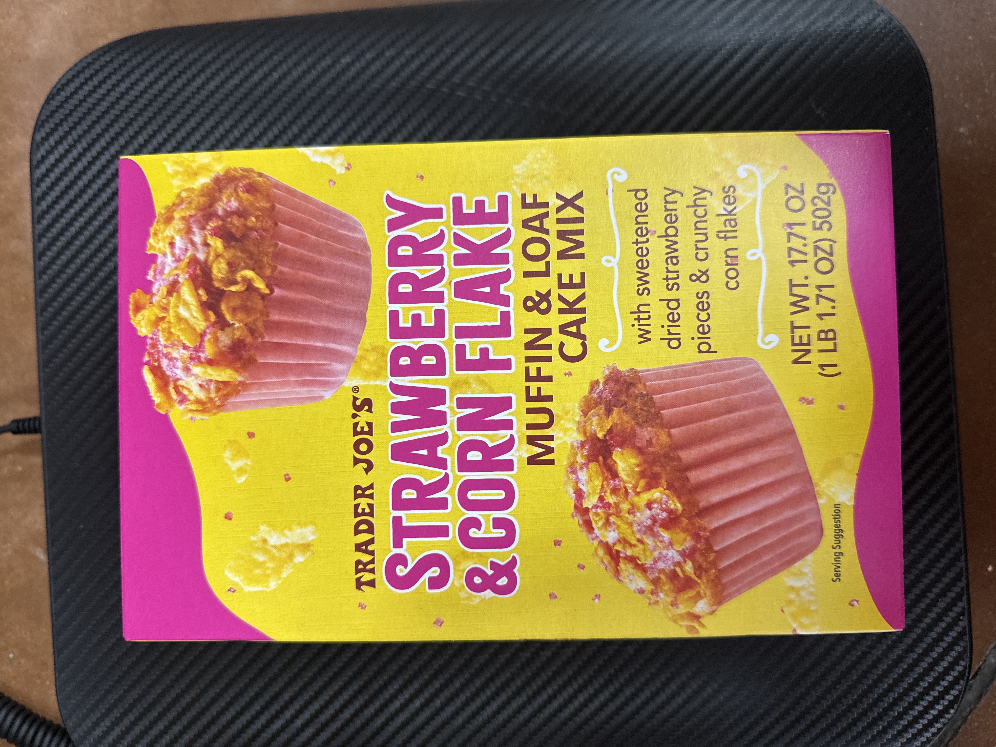 Trader joes strawberry and cornflake muffin loaf cake mix 17.71 ounces