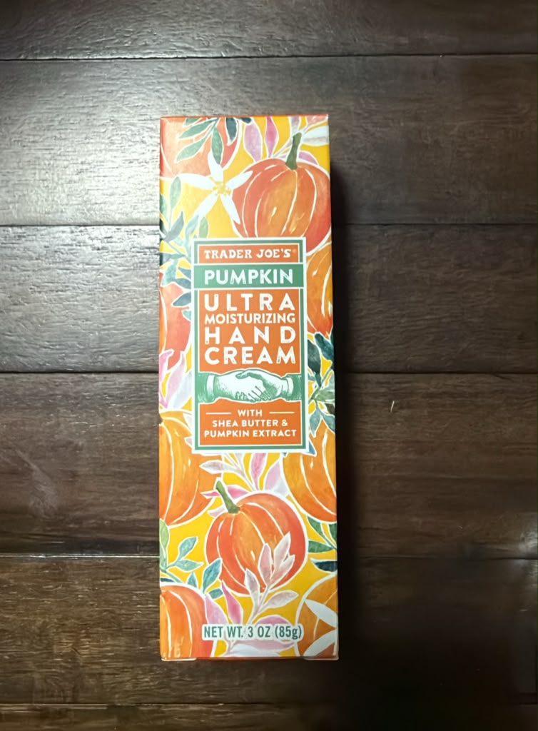 Trader Joes Pumpkin Ultra moisturizing hand cream 3oz